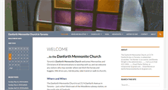 Desktop Screenshot of danforthmennonitechurch.ca