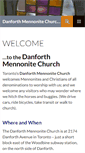 Mobile Screenshot of danforthmennonitechurch.ca