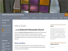 Tablet Screenshot of danforthmennonitechurch.ca